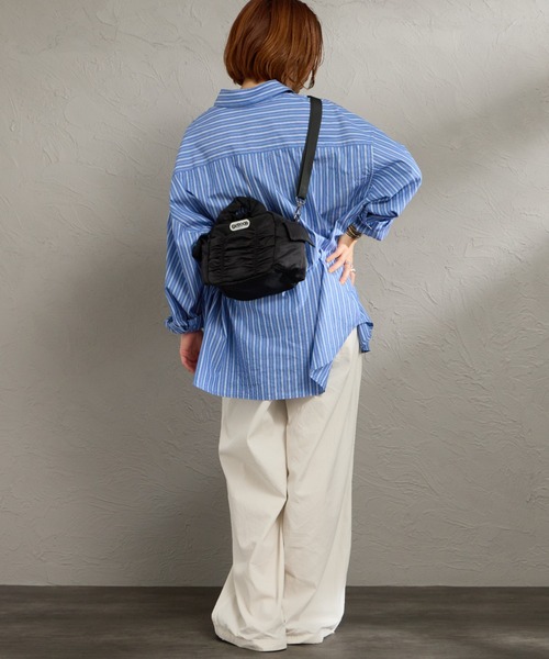 OUTDOOR PRODUCTS（アウトドアプロダクツ）の「[OUTDOOR PRODUCTS/アウトドアプロダクツ] OUTDOOR シャーリング ショルダーバッグ（ショルダーバッグ・レディース・ブラウン/ブラック・F）」の3枚目の写真