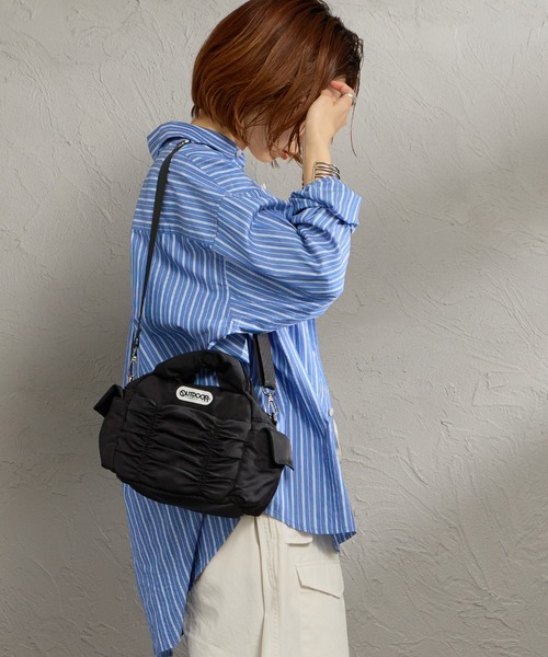 OUTDOOR PRODUCTS（アウトドアプロダクツ）の「[OUTDOOR PRODUCTS/アウトドアプロダクツ] OUTDOOR シャーリング ショルダーバッグ（ショルダーバッグ・レディース・ブラウン/ブラック・F）」の4枚目の写真