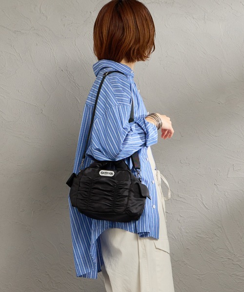 OUTDOOR PRODUCTS（アウトドアプロダクツ）の「[OUTDOOR PRODUCTS/アウトドアプロダクツ] OUTDOOR シャーリング ショルダーバッグ（ショルダーバッグ・レディース・ブラウン/ブラック・F）」の12枚目の写真