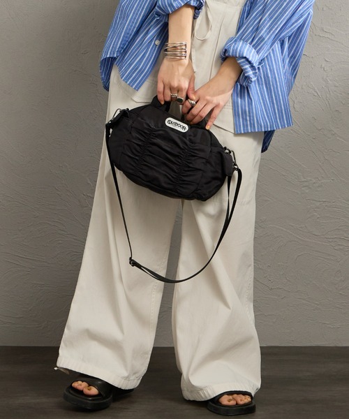 OUTDOOR PRODUCTS（アウトドアプロダクツ）の「[OUTDOOR PRODUCTS/アウトドアプロダクツ] OUTDOOR シャーリング ショルダーバッグ（ショルダーバッグ・レディース・ブラウン/ブラック・F）」の8枚目の写真