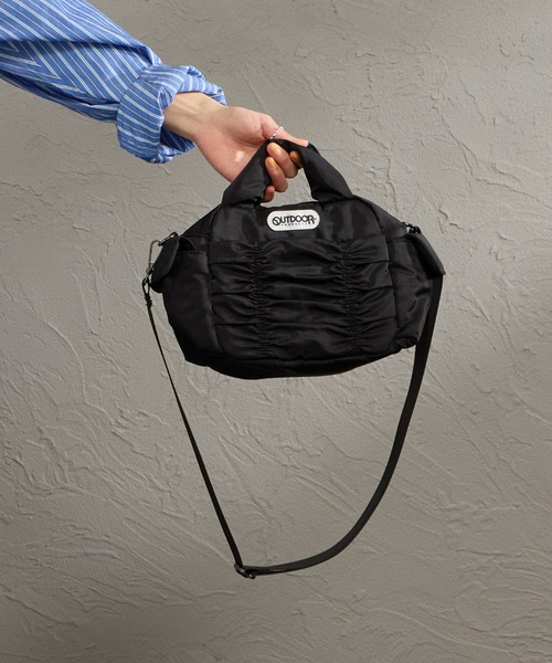 OUTDOOR PRODUCTS（アウトドアプロダクツ）の「[OUTDOOR PRODUCTS/アウトドアプロダクツ] OUTDOOR シャーリング ショルダーバッグ（ショルダーバッグ・レディース・ブラウン/ブラック・F）」の6枚目の写真