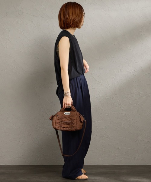 OUTDOOR PRODUCTS（アウトドアプロダクツ）の「[OUTDOOR PRODUCTS/アウトドアプロダクツ] OUTDOOR シャーリング ショルダーバッグ（ショルダーバッグ・レディース・ブラウン/ブラック・F）」の19枚目の写真