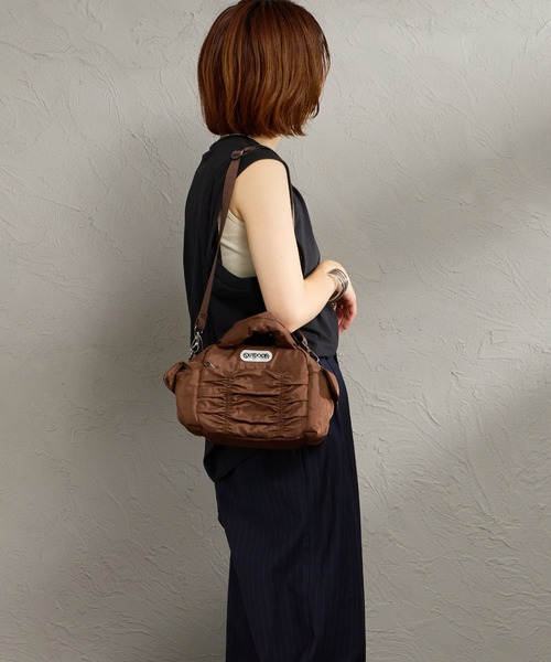 OUTDOOR PRODUCTS（アウトドアプロダクツ）の「[OUTDOOR PRODUCTS/アウトドアプロダクツ] OUTDOOR シャーリング ショルダーバッグ（ショルダーバッグ・レディース・ブラウン/ブラック・F）」の20枚目の写真