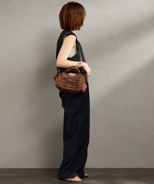 OUTDOOR PRODUCTS（アウトドアプロダクツ）の「[OUTDOOR PRODUCTS/アウトドアプロダクツ] OUTDOOR シャーリング ショルダーバッグ（ショルダーバッグ・レディース・ブラウン/ブラック・F）」の21枚目の写真