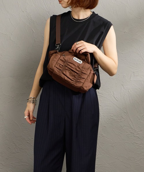 OUTDOOR PRODUCTS（アウトドアプロダクツ）の「[OUTDOOR PRODUCTS/アウトドアプロダクツ] OUTDOOR シャーリング ショルダーバッグ（ショルダーバッグ・レディース・ブラウン/ブラック・F）」の22枚目の写真