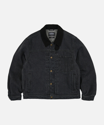 FRIZMWORKS（フリズムワークス）の「WASHED DENIM TRUCKER JACKET _ BLACK（デニムジャケット）」