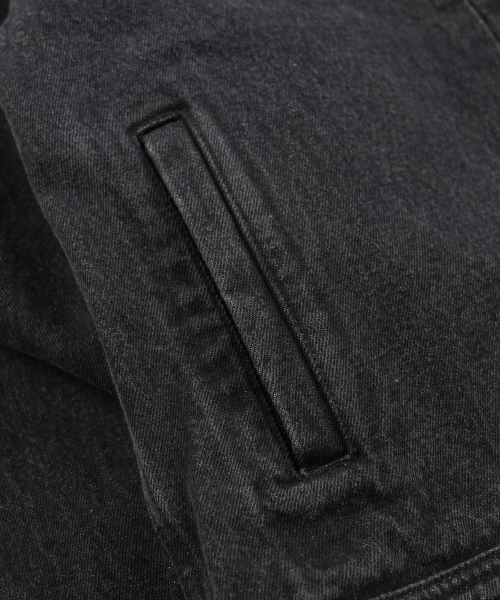 FRIZMWORKS(フリズムワークス)の「WASHED DENIM TRUCKER JACKET _ BLACK(デニムジャケット・メンズ・その他・SMALL/MEDIUM/LARGE/X-LARGE)」の6枚目の写真