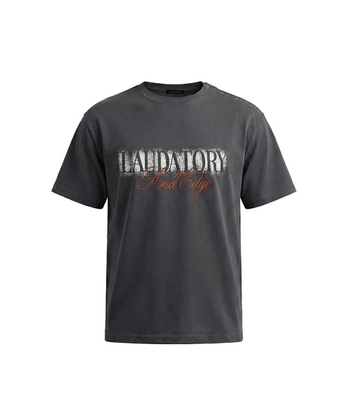 ANDGEEBEE(アンジービー)の「スプレープリントTシャツ(Tシャツ/カットソー・レディース・チャコールグレー/アッシュブラウン・FREE)」の17枚目の写真