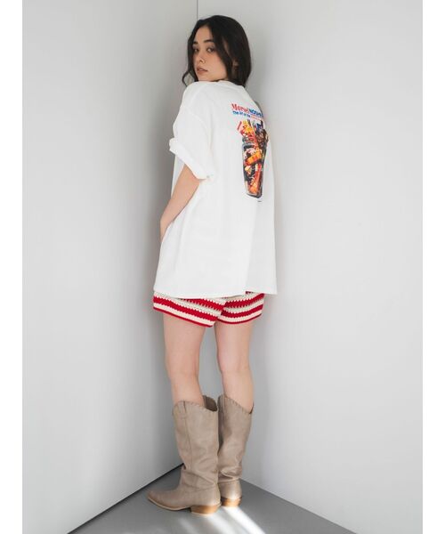 Ungrid（アングリッド）の「スナックプリントTee（Tシャツ/カットソー・レディース・イエロー/ピンク/オフホワイト/チャコールグレー・FREE）」の19枚目の写真