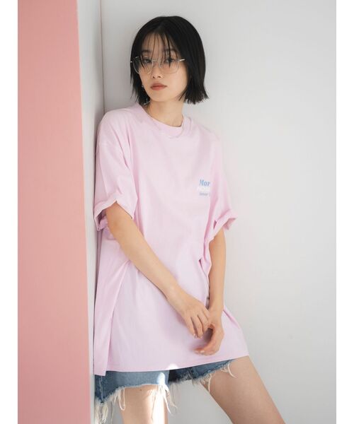 Ungrid（アングリッド）の「スナックプリントTee（Tシャツ/カットソー・レディース・イエロー/ピンク/オフホワイト/チャコールグレー・FREE）」の21枚目の写真