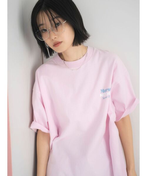 Ungrid（アングリッド）の「スナックプリントTee（Tシャツ/カットソー・レディース・イエロー/ピンク/オフホワイト/チャコールグレー・FREE）」の22枚目の写真