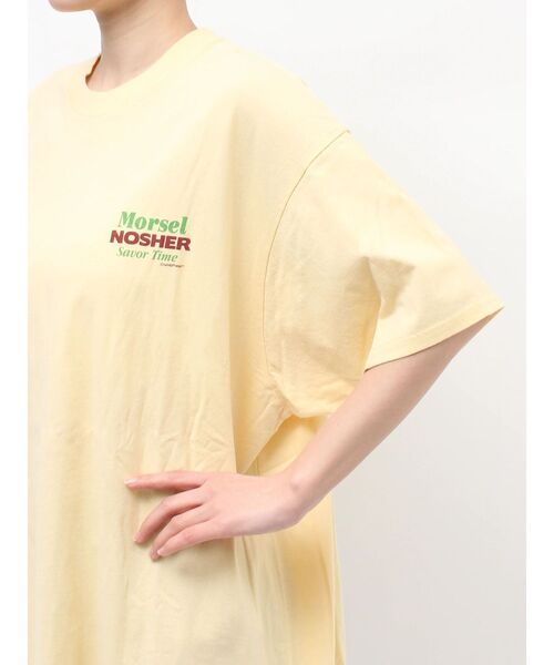 Ungrid Tシャツ Ungrid（アングリッド） tシャツ ミニスラブビッグシルエットロゴTee