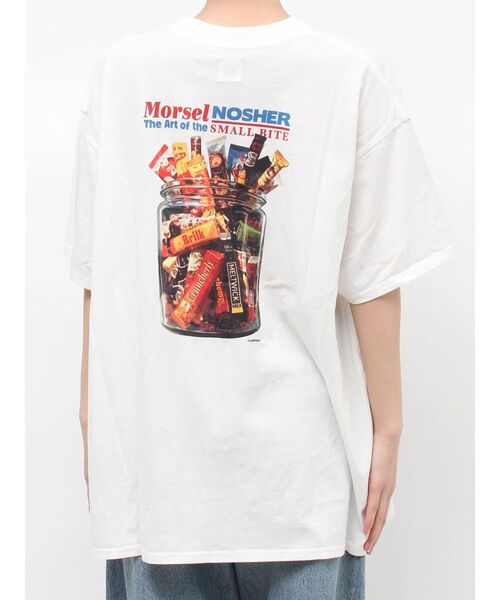 Ungrid（アングリッド）の「スナックプリントTee（Tシャツ/カットソー・レディース・イエロー/ピンク/オフホワイト/チャコールグレー・FREE）」の5枚目の写真