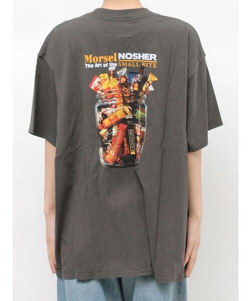 Ungrid（アングリッド）の「スナックプリントTee（Tシャツ/カットソー・レディース・イエロー/ピンク/オフホワイト/チャコールグレー・FREE）」の6枚目の写真