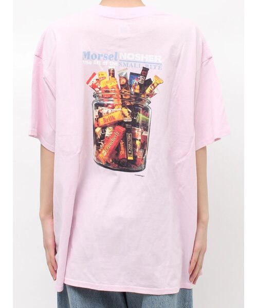 Ungrid（アングリッド）の「スナックプリントTee（Tシャツ/カットソー・レディース・イエロー/ピンク/オフホワイト/チャコールグレー・FREE）」の7枚目の写真