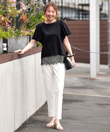 エアリーストレッチ テーパードパンツ
