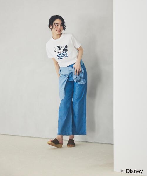 NAVYNAVY（ネイビーネイビー）の「【ユーティリティ】COOL MAX(R) 接触冷感デニムセットアップ パンツ（デニムパンツ・レディース・ブルー/ネイビー・P/S/MEDIUM）」の4枚目の写真