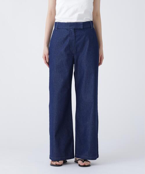 NAVYNAVY（ネイビーネイビー）の「【ユーティリティ】COOL MAX(R) 接触冷感デニムセットアップ パンツ（デニムパンツ・レディース・ブルー/ネイビー・P/S/MEDIUM）」の15枚目の写真