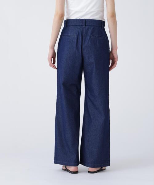 NAVYNAVY（ネイビーネイビー）の「【ユーティリティ】COOL MAX(R) 接触冷感デニムセットアップ パンツ（デニムパンツ・レディース・ブルー/ネイビー・P/S/MEDIUM）」の17枚目の写真