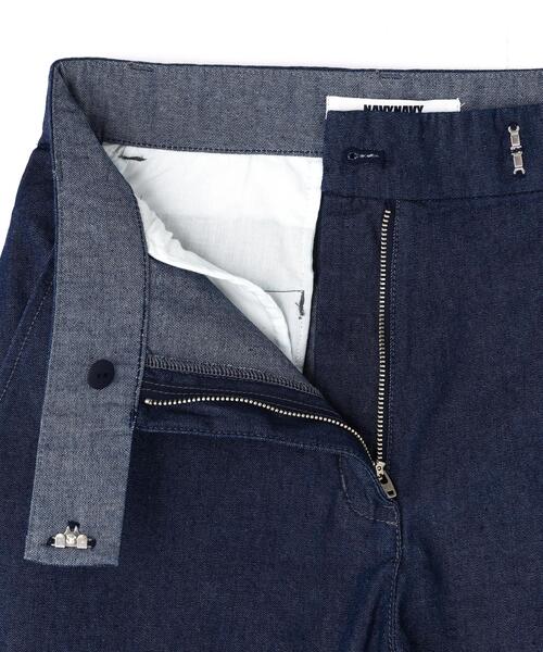 NAVYNAVY（ネイビーネイビー）の「【ユーティリティ】COOL MAX(R) 接触冷感デニムセットアップ パンツ（デニムパンツ・レディース・ブルー/ネイビー・P/S/MEDIUM）」の21枚目の写真