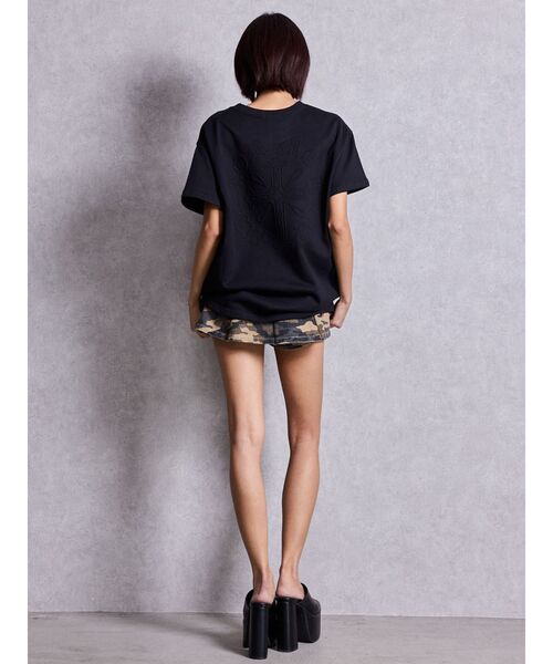 GYDA（ジェイダ）の「sacred edge cross emboss BIG Tシャツ（Tシャツ/カットソー・レディース・オフホワイト/ブラック/チャコールグレー・FREE）」の10枚目の写真