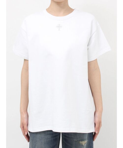 GYDA（ジェイダ）の「sacred edge cross emboss BIG Tシャツ（Tシャツ/カットソー・レディース・オフホワイト/ブラック/チャコールグレー・FREE）」の22枚目の写真