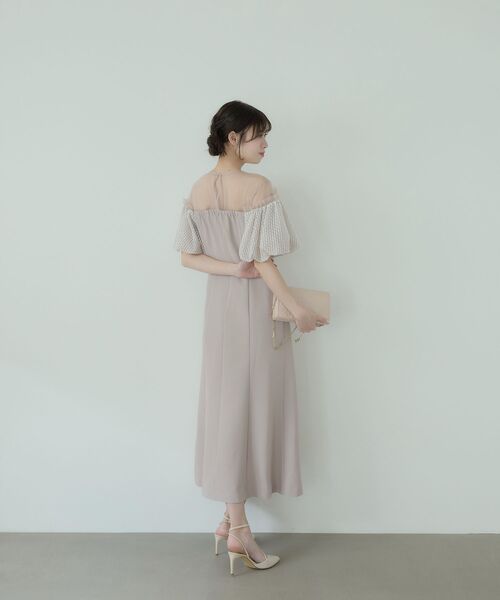 cle blatt(クレブラット)の「レースバルーンオフショルダードレス(ドレス・レディース・ピンク/ミント・SMALL/MEDIUM)」の20枚目の写真