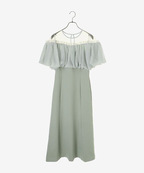 cle blatt(クレブラット)の「レースバルーンオフショルダードレス(ドレス・レディース・ピンク/ミント・SMALL/MEDIUM)」の22枚目の写真