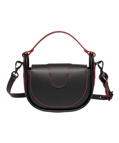 Onitsuka Tiger(オニツカタイガー)の「SMALL SHOULDER BAG / スモールショルダーバッグ(ショルダーバッグ・レディース・ブラック・OS)」の2枚目の写真