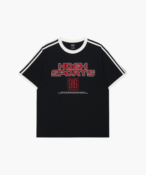 HDEX(エイチデックス)の「フリーリンガーオーバーサイズショートスリーブ(ブラック)(Tシャツ/カットソー・メンズ・ブラック・MEDIUM/LARGE/X-LARGE/2XL)」の2枚目の写真