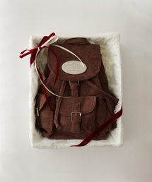 LOTSYOU（ロッツユー）の「lotsyou_Nostalgia Chubby Backpack Brown（バックパック/リュック）」