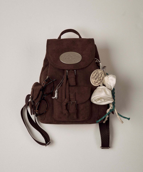 セール】lotsyou_Nostalgia Chubby Backpack Brown（バックパック