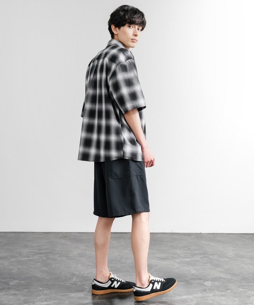 KANGOL(カンゴール)の「KANGOL カンゴール 別注コラボ 接触冷感水陸両用クライミングショートパンツ(その他パンツ・メンズ・ブラック/オリーブ/レオパード/マスタード/ネイビー/ベージュ/ブラック系/パープル・L/M/XL)」の12枚目の写真