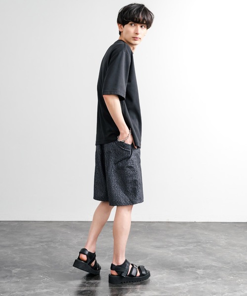 KANGOL(カンゴール)の「KANGOL カンゴール 別注コラボ 接触冷感水陸両用クライミングショートパンツ(その他パンツ・メンズ・ブラック/オリーブ/レオパード/マスタード/ネイビー/ベージュ/ブラック系/パープル・L/M/XL)」の18枚目の写真
