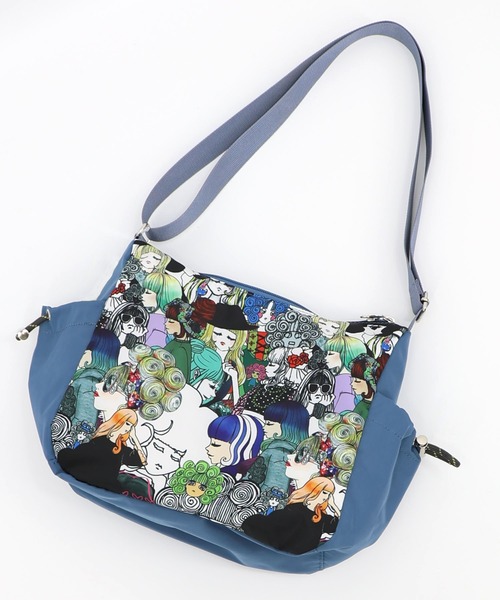 ScoLar（スカラー）の「661432：スカラーと女の子がいっぱい柄ショルダーバッグ（ショルダーバッグ・レディース・ブラック・FREE）」の8枚目の写真