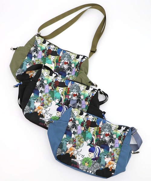 ScoLar（スカラー）の「661432：スカラーと女の子がいっぱい柄ショルダーバッグ（ショルダーバッグ・レディース・ブラック・FREE）」の14枚目の写真