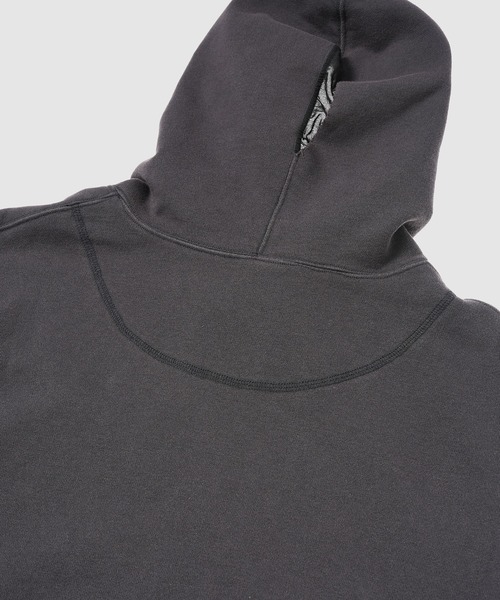 FACETASM（ファセッタズム）の「DAMAGED HOODIE（パーカー・メンズ・ブラウン/チャコールグレー・3/4）」の7枚目の写真