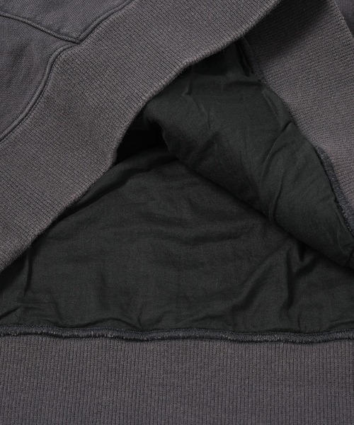FACETASM（ファセッタズム）の「DAMAGED HOODIE（パーカー・メンズ・ブラウン/チャコールグレー・3/4）」の8枚目の写真