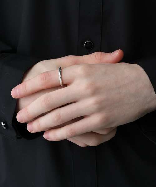 HARE（ハレ）の「【SILVER925】カットリング(HARE)（リング・メンズ・シルバー・FREE）」の3枚目の写真