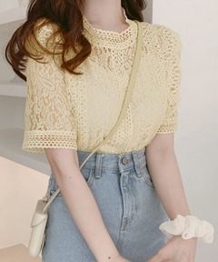 TODAYFUL/トゥデイフル】Lace Knit Shirts（ポロシャツ）｜TODAYFUL