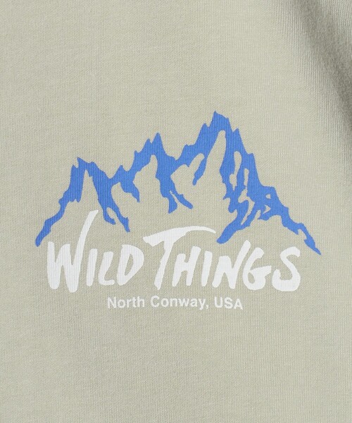 WILD THINGS(ワイルドシングス)の「【別注】<WILD THINGS> マウンテン ショートスリーブ Tシャツ / キッズ 110cm-130cm(Tシャツ/カットソー・キッズ・ダークグレー/イエロー/オリーブ・XS(110-120cm)/S(120-130cm))」の8枚目の写真