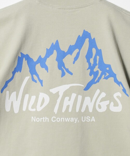 WILD THINGS(ワイルドシングス)の「【別注】<WILD THINGS> マウンテン ショートスリーブ Tシャツ / キッズ 110cm-130cm(Tシャツ/カットソー・キッズ・ダークグレー/イエロー/オリーブ・XS(110-120cm)/S(120-130cm))」の9枚目の写真