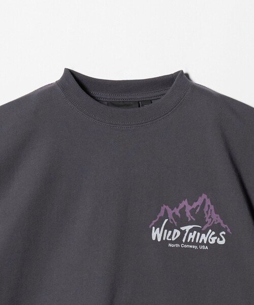 WILD THINGS(ワイルドシングス)の「【別注】<WILD THINGS> マウンテン ショートスリーブ Tシャツ / キッズ 110cm-130cm(Tシャツ/カットソー・キッズ・ダークグレー/イエロー/オリーブ・XS(110-120cm)/S(120-130cm))」の12枚目の写真