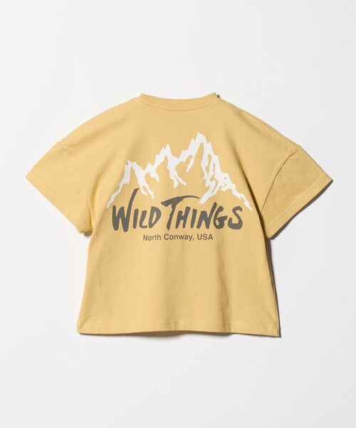 WILD THINGS(ワイルドシングス)の「【別注】<WILD THINGS> マウンテン ショートスリーブ Tシャツ / キッズ 110cm-130cm(Tシャツ/カットソー・キッズ・ダークグレー/イエロー/オリーブ・XS(110-120cm)/S(120-130cm))」の15枚目の写真