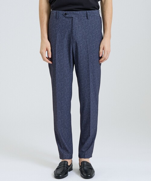 DESIGNWORKS（デザインワークス）の「【セットアップ対応】ナイロントリコット ダブルプリント パンツ / ストレッチ / パッカブル仕様（スラックス・メンズ・グレー/ネイビー・44/46/48/50/52）」の5枚目の写真