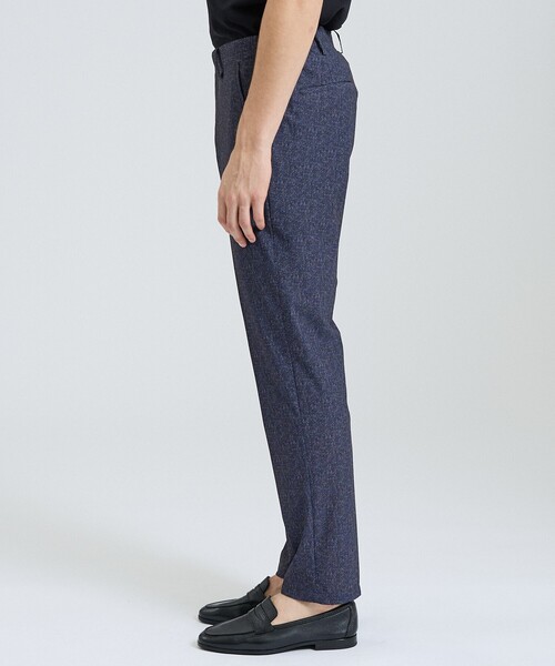 DESIGNWORKS（デザインワークス）の「【セットアップ対応】ナイロントリコット ダブルプリント パンツ / ストレッチ / パッカブル仕様（スラックス・メンズ・グレー/ネイビー・44/46/48/50/52）」の6枚目の写真