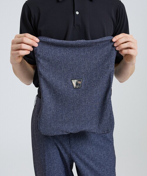 DESIGNWORKS（デザインワークス）の「【セットアップ対応】ナイロントリコット ダブルプリント パンツ / ストレッチ / パッカブル仕様（スラックス・メンズ・グレー/ネイビー・44/46/48/50/52）」の12枚目の写真