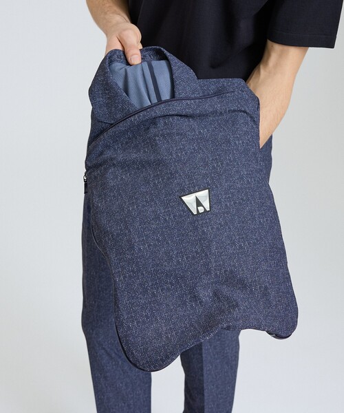 DESIGNWORKS（デザインワークス）の「【セットアップ対応】ナイロントリコット ダブルプリント パンツ / ストレッチ / パッカブル仕様（スラックス・メンズ・グレー/ネイビー・44/46/48/50/52）」の13枚目の写真