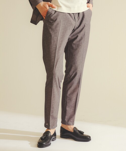 DESIGNWORKS（デザインワークス）の「【セットアップ対応】ナイロントリコット ダブルプリント パンツ / ストレッチ / パッカブル仕様（スラックス・メンズ・グレー/ネイビー・44/46/48/50/52）」の19枚目の写真