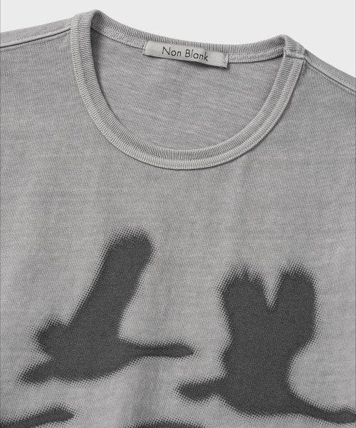 NONBLANK(ノンブランク)の「PAUSE BIRD HS Tシャツ_GREY(Tシャツ/カットソー・メンズ・グレー・MEDIUM/LARGE/X-LARGE)」の3枚目の写真